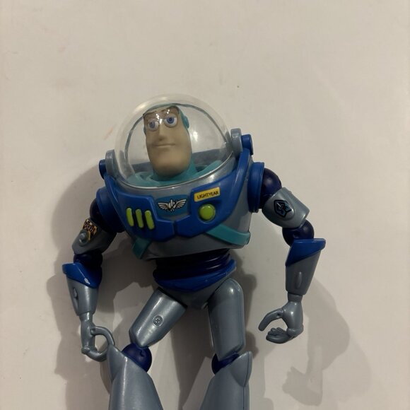 Toy Story 2 Aqua Action Super Buzz Lightyear 5" Figure Mattel 2000 Blue Hydro - Picture 4 of 8